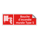 Bouche d'incendie murale Type S