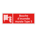 Bouche d'incendie murale Type S