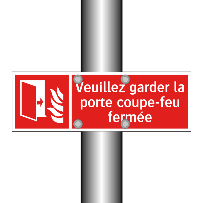 Veuillez garder la porte coupe-feu fermée