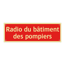 Radio du bâtiment des pompiers