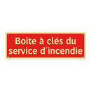 Boîte à clés du service d'incendie
