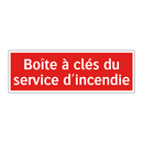 Boîte à clés du service d'incendie