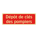 Dépôt de clés des pompiers