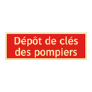 Dépôt de clés des pompiers