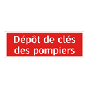 Dépôt de clés des pompiers