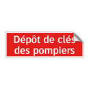 Dépôt de clés des pompiers