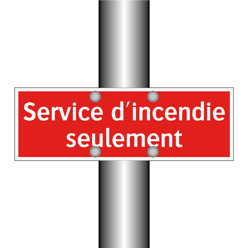 Service d'incendie seulement