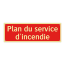 Plan du service d'incendie