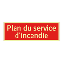 Plan du service d'incendie