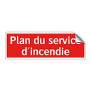 Plan du service d'incendie