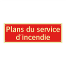 Plans du service d'incendie