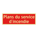 Plans du service d'incendie