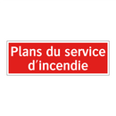 Plans du service d'incendie