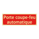 Porte coupe-feu automatique