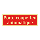 Porte coupe-feu automatique
