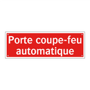 Porte coupe-feu automatique