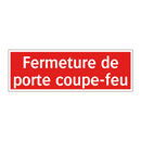 Fermeture de porte coupe-feu