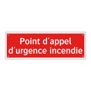 Point d'appel d'urgence incendie