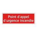 Point d'appel d'urgence incendie