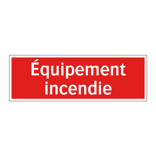 Équipement incendie