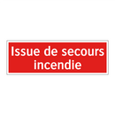 Issue de secours incendie