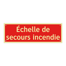Échelle de secours incendie