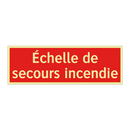 Échelle de secours incendie