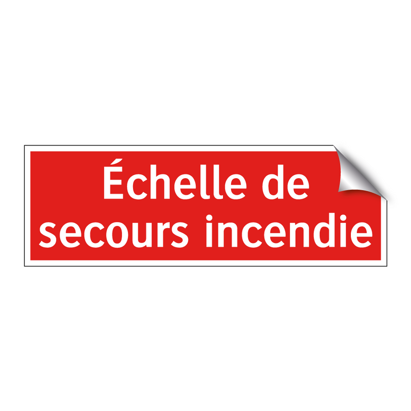 Échelle de secours incendie