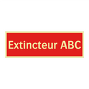Extincteur ABC