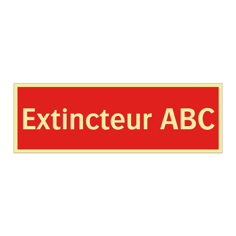 Extincteur ABC