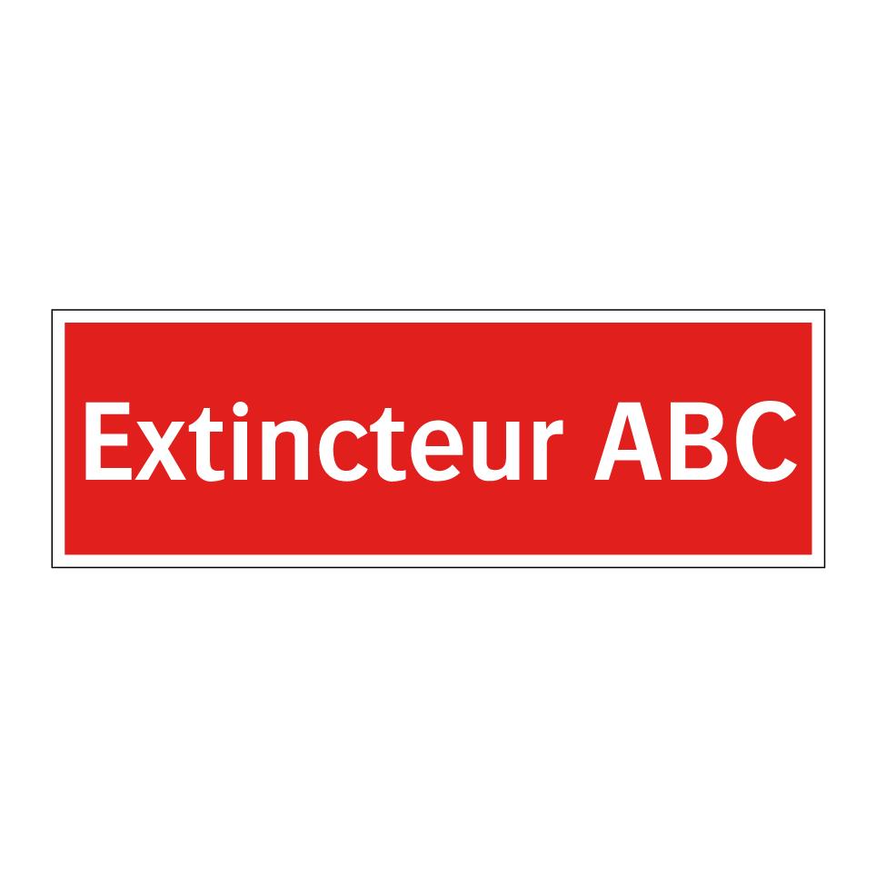Extincteur ABC