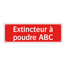 Extincteur à poudre ABC