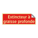 Extincteur à graisse profonde