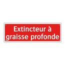 Extincteur à graisse profonde