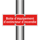 Boîte d'équipement d'extincteur d'incendie