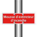 Mousse d'extincteur d'incendie
