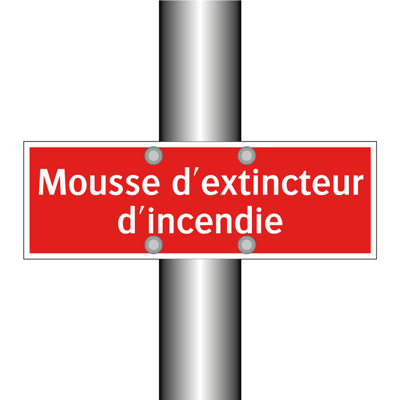 Mousse d'extincteur d'incendie