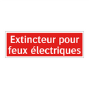 Extincteur pour feux électriques