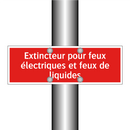 Extincteur pour feux électriques et feux de liquides