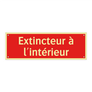 Extincteur à l'intérieur