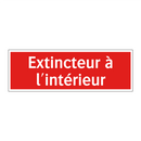 Extincteur à l'intérieur