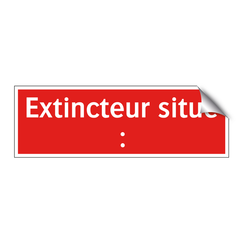 Extincteur situé :