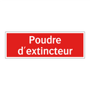 Poudre d'extincteur