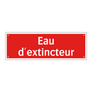 Eau d'extincteur