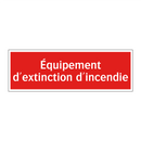Équipement d'extinction d'incendie