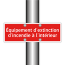 Équipement d'extinction d'incendie à l'intérieur