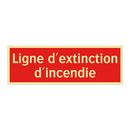 Ligne d'extinction d'incendie