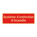 Système d'extinction d'incendie