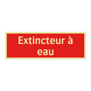 Extincteur à eau