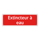 Extincteur à eau